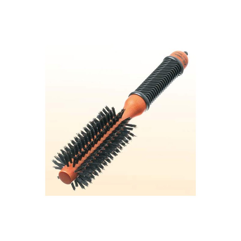 Round Brush With Boar Bristle, 36 mm, Removable Partition Pin Toy