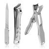 Nail Clippers for Men, Upgrade Slanted Nail Clippers for Seniors