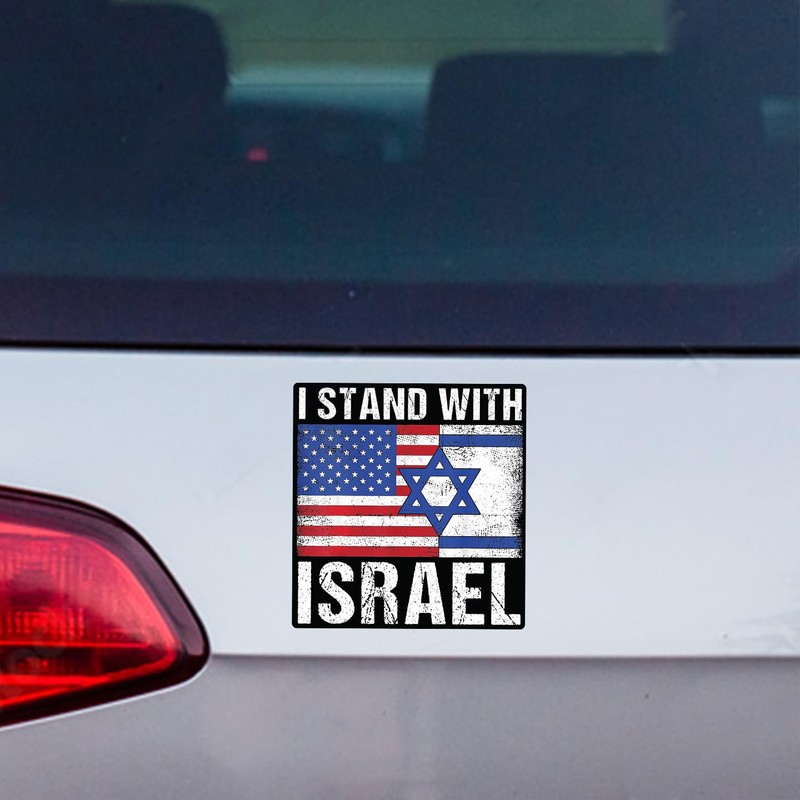 Support Israel: Vinyl Decal Stickers for Advocates and Allies (Flags