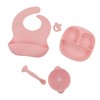 Baby Feeding Set Baby Silicone Anti Fall Portable Feeding Eating