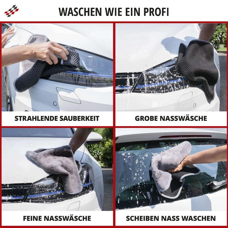 WALSER Microfibre Car Cloths, Premium Car Drying Cloth, Drying Cloth
