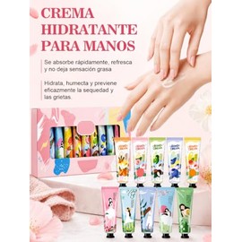 LUHI Hand Cream Trabajo,10PCS Crema de Manos Hidratante,Serie de cremas hidratantes y nutritivas de uso diario,Crema de manos,Con aroma a hierbas,Unis