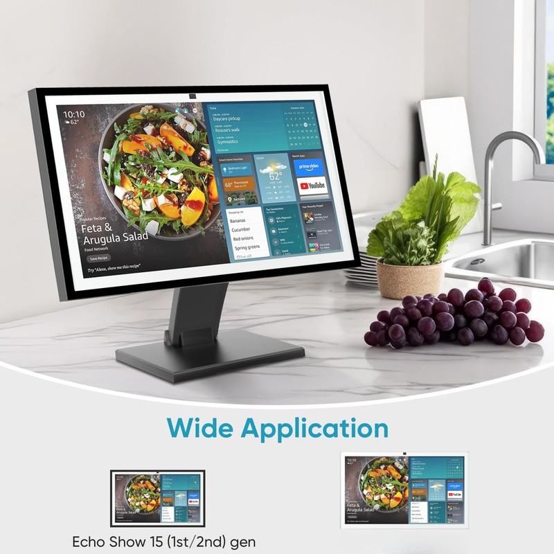 Jakeko Lay Flat Monitor Stand 24 inch - Low Foldable