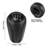 ACROPIX Black 6 Speed Manual Gear Shift Knob Stick Shifter