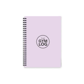 The Gym Log - The Perfect Logbook to record all your Workouts - A5 size with 104 pages and enough space for 100 workouts - An essential for all fitness regimes (Lilac)