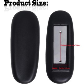 Office Chair Arm Rest Replacement Fits All Styles of Arms with 4" Mounting Hole Patterns Screws Set Desk Armrest Cover(2Pack)