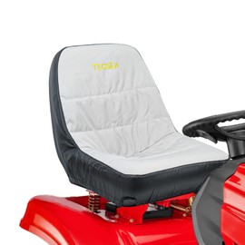 TICSEA Riding Lawn Mower Seat Cover,Waterproof Tractor Seat Cover fits Tractor Seat Backrests 14.5" - 18" H Without Armrests, Approx 18.5" W
