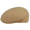 Kangol Wool 504 Flat Cap, Brown (Camel), 2X-Large