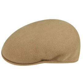 Kangol Wool 504 Flat Cap, Brown (Camel), 2X-Large
