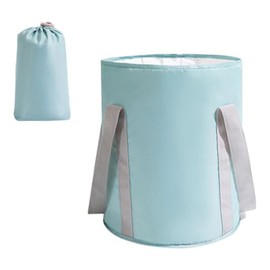 Rhoyee Large Collapsible Foot Bath Tub – 30x36cm Portable Foldable Foot Soaking Basin with Handles & Thermal Insulation – Leakproof Travel Foot Spa Bucket for Home, Camping, Pedicure & Outdoor Use