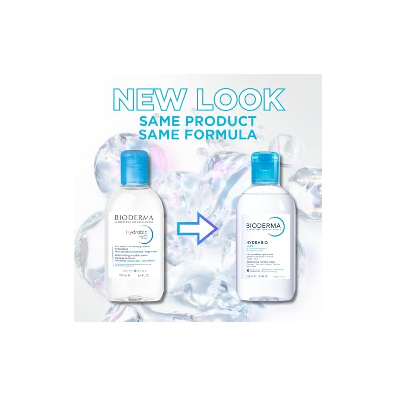 Bioderma Hydrabio H2O Agua Micelar Micellar Cleansing Water for Sensitive