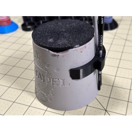 Lid & Brush Backpack for Citadel Water Pot – Water-Resistant PETG, Multiple Colors (Black-FBA)