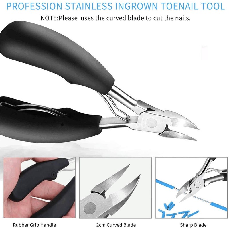 Shehadeh - Pedicure Manicure Set 14 Pieces Nail Case Nail