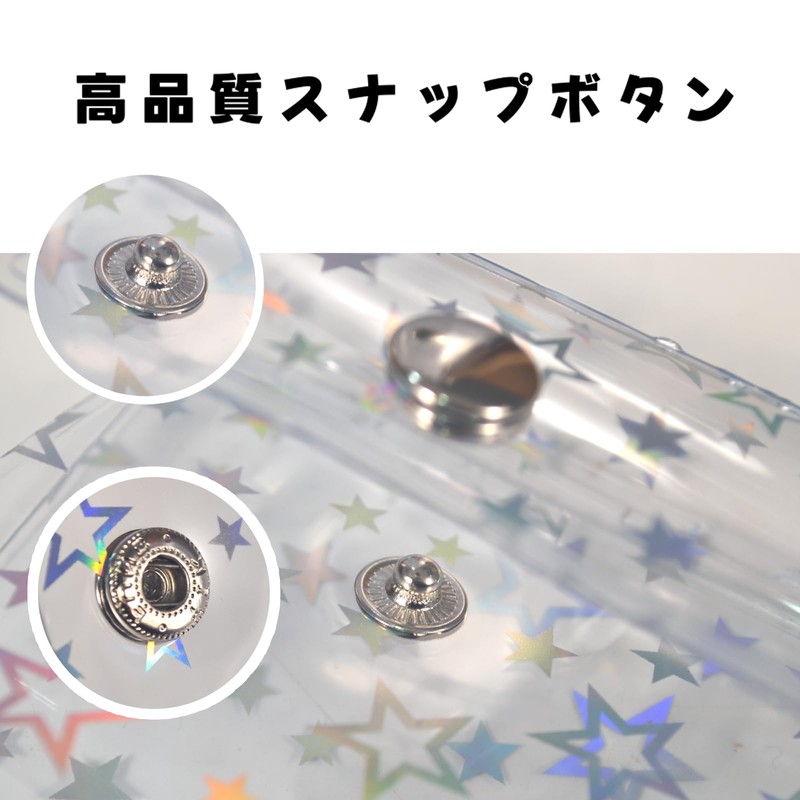 JUNXINHENGFA Seal Pad, Transparent, A6, Includes 20 Refills, Girls, Clear