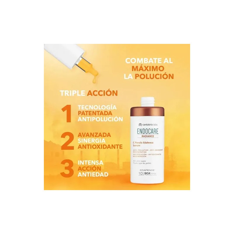Endocare Radiance C Ferulic Edafence Sérum Antioxidante, Ilumina y Protege,