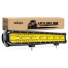 Nilight LED Light Bar 20Inch 420W Yellow Flood Spot Combo