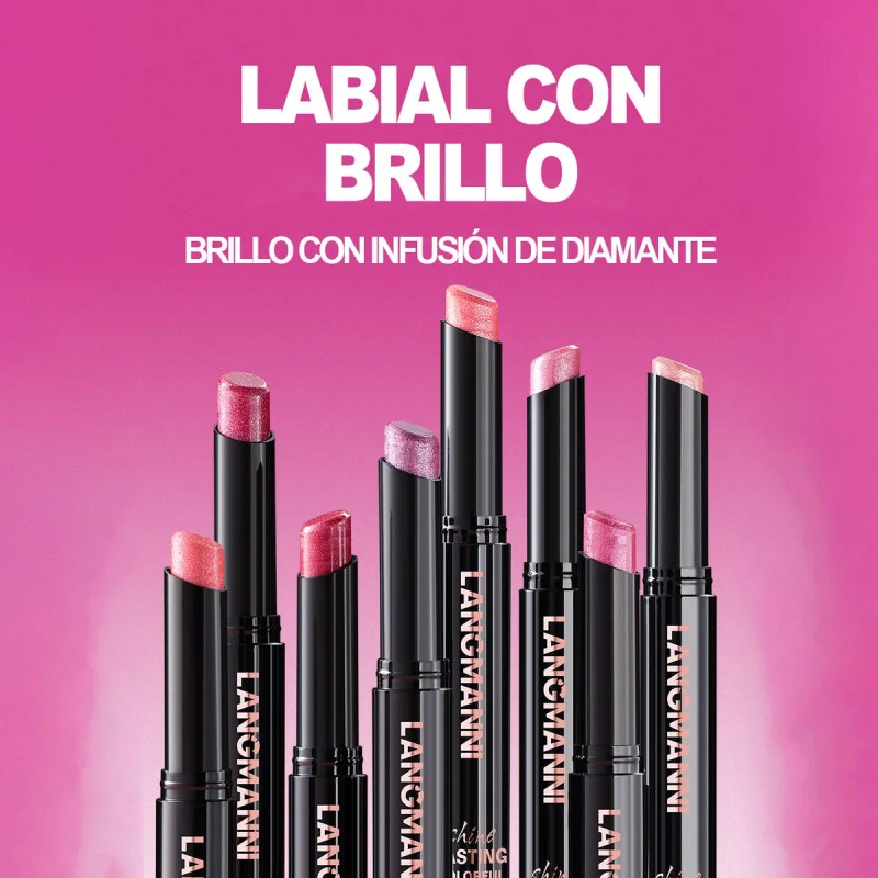 Lapiz Labial Nacarado Hidratante Larga Duracion