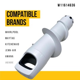 W11614636 Agitator - Compatible With Whirlpool Washer - Replaces W11614636 AP7193565 W11395428 Ultra Durable Replacement Repair Parts Simple Installation