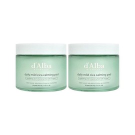 Dalva Dalba Daily Mild Cica Calming Pads 50 sheets 165ml 2 pieces Dalva Mild Cica / 달바 데일리 마일드 시카 카밍 패드 50매 165ml 2개 달바 마일드 시카
