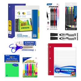 Secondary School Supply Kit - Junior High, High School, College Bundle - 30 Pieces