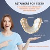 2 Hawley Retainer for Custom Teeth Retention, Custom-Fit Two Upper