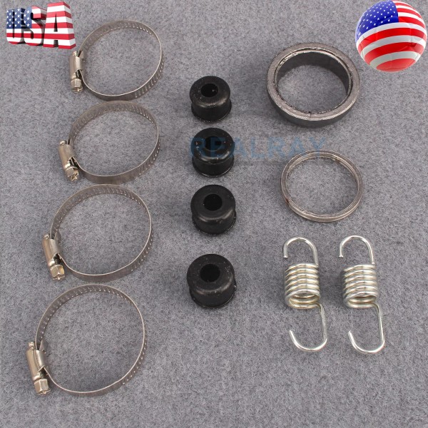 realray Exhaust Gasket & Muffler Spring Bushing kit for Arctic