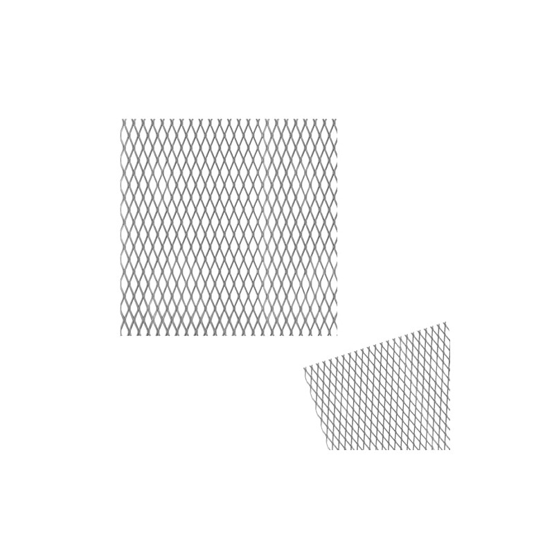 1 x siwitec Expanded Metal Sheet, Steel, 600 x 1000