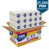 POM Embossed 2-Ply Toilet Paper, White, 90 Rolls