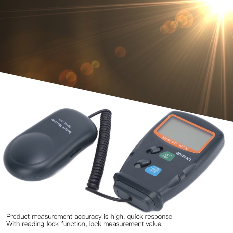 LX‑1010B Handheld Luminometer Digital Photometer Luxmeter Light Meter Illuminance Meter
