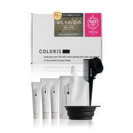 Coloris Women's Hair Coloring Agent, Hair Dye, Quasi-drug Product/Salon Exclusive,Self Color (Olive, Slightly Bright)