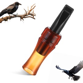 Silipull Portable Crow Bird Whistle with Realistic Sound Crow Caller Decoy to Attract Crows Imitation Bird Entrapping Whistle for Outdoor Hunting Ideal Gift for Newcomers Nature Enthusiasts(1 Pcs)