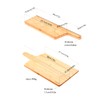 Taste Plus Folding Bamboo Cutting Board for Kitchen, Durable Wood