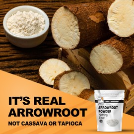 It's Just - Arrowroot Powder, 8oz, Natural Thickener, Gluten-Free, Dairy-Free, Non-GMO, Cornstarch Substitute