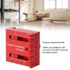 Woodworking Mini Gaps Gauge Aluminum Alloy Depth Measuring Sawtooth Ruler