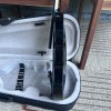Unbranded 4/4 Full Size Black Violin with Case, Bow and