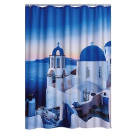 RIDDER Santorini Textile Shower Curtain 180 x 200 cm Multi-Coloured