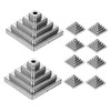 Outanaya 10pcs Small Desk Flag Holders Durable Flag Stands for