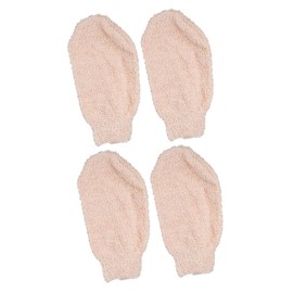 FOMIYES 2sets Exfoliating Body Scrubber Bathing Gloves Set Back Scrubber for Gentle Massage Gloves for Arms 2pcs*2