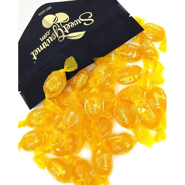 Arcor Honey Filled Hard Candy | Wrapped Bulk Candies | Soft Honey Center | 2 pounds