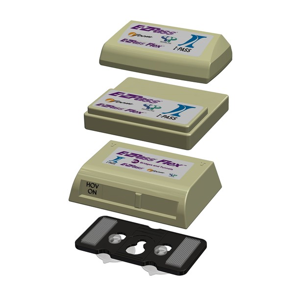 JL Safety EZ Pass-Mate Black - Toll Pass Holder for