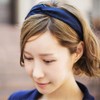 Yeshan Yeshan Women's Criss cross Silk Satin Headbands Elastic Twisted