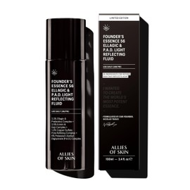 Allies of Skin Founder's Essence 56 Ellagic & P.A.D. Light Reflecting Fluid | Daily Use AM/PM | Multi-Complex Formula for Refined Skin (3.4 fl oz)