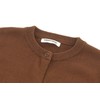 POBIDOBY Girl's Sweater Cotton Crew Knit Neck Long Sleeve Uniform,Cotton