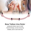 Eyebrow Bow Mapper Foldable Bow Tattoo Line Ruler Reusable Tattoo