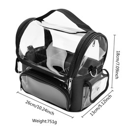 IWOWHERO Hairstylist Tool Organizer Clipper Bag for Hair Styling Tools Portable Travel Storage Easy for Professional Hairdressers and Barbers