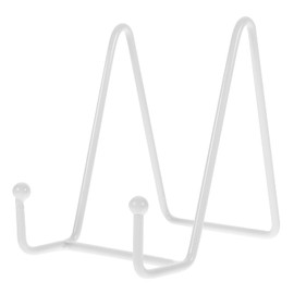 Plate Stands for Display, 4 Inch Metal Holder Stand for Book, Picture, Decorative Plate, Photo Easel, Collectibles