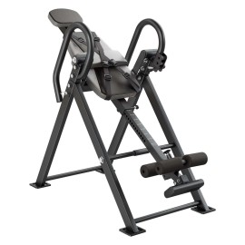 Heavy Duty 300 Lbs Capacity Inversion Table Stable Structure Dual Roller Locking Back Inverter Traction Correction DeviceBackrest Color: Gary and Black
