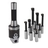 mitoharet 2In Boring Head R8 Shank 9-Pack 1/2In Carbide Boring