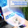 GALASALA Regleta Multicontacto Extension Electrica con Protector Supresor de Picos