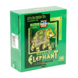 Battler - Tea bags - Ceylon Green Tea - GREEN ELEPHANT - 100 x 2G